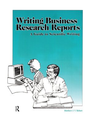 cover image of Writing Business Research Reports